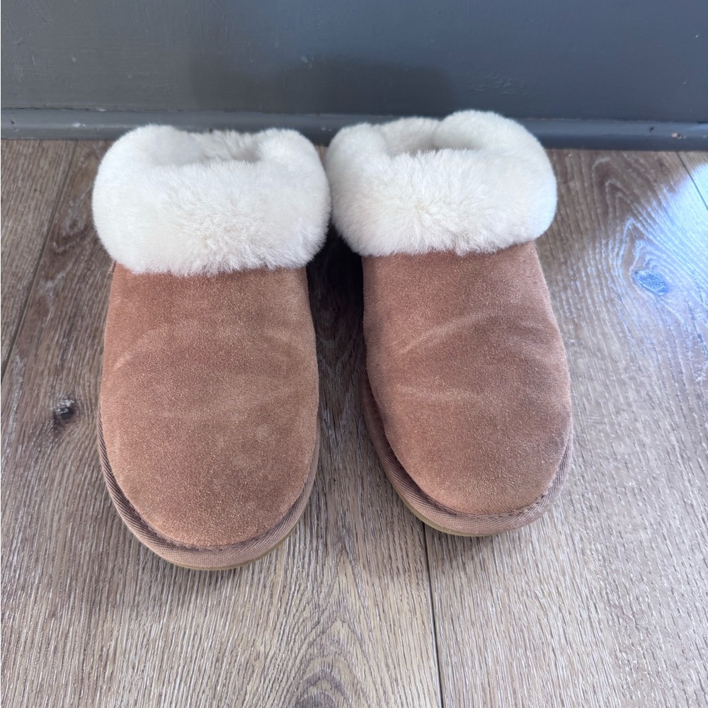 Ugg Disquette Slippers, Chestnut Brown, Size 9